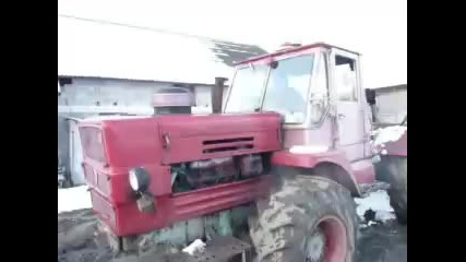 Запалване на трактор Т - 150 с пусков двигател 