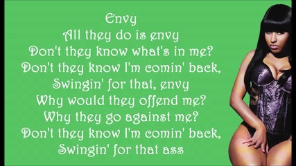 ~ Текст ~ Nicki Minaj - Envy