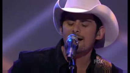 Brad Paisley - Then (live on American Idol)
