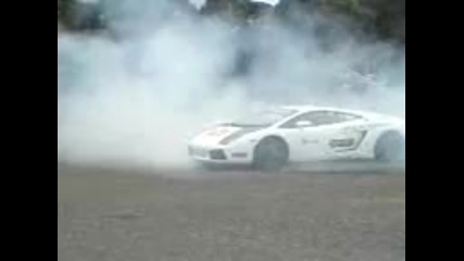 Lamborghini Gallardo Superleggera Burnout!! 