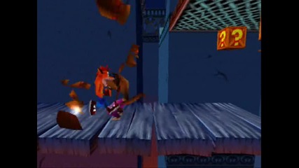 Crash Bandicoot 3 - Level 13 High Time - Crystal + Box Gem 