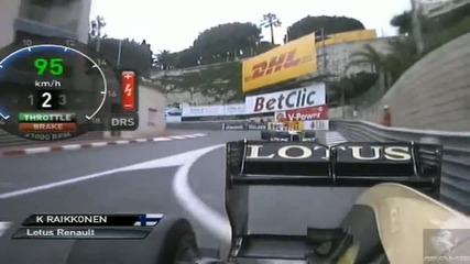 Формула1 - Гп на Монако - Race Onboard 2012 - Част 3 [ 11 ]