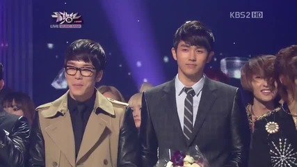 Today's Winner #1 - 2am @ Music Bank (30.03.2012)