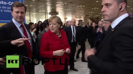 Spain: Merkel and Juncker arrive at EPP congress in Madrid