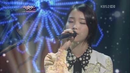 Yonghwa, I U - Lucky ( 23-12-2011 K B S Music Bank )