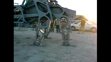 2007 Burning Man - Spider Machine.flv