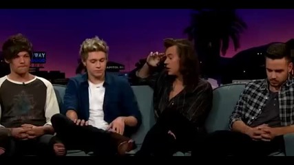 One Direction в предаването The Late Late Show с James Corden - Full - May 14, 2015
