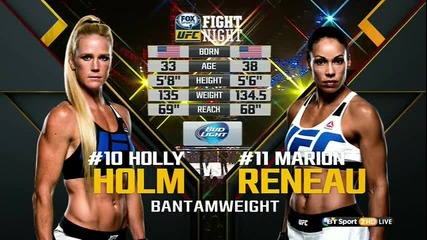 Holly Holm vs Marion Reneau (ufc Fight Night 71, 15.07.2015)