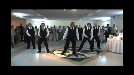 свадба - мъже танцуват на песента Thriller !! 