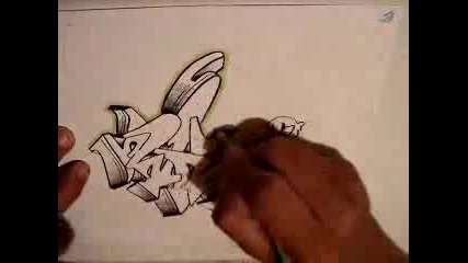 Drawing Graffiti Wildstyle