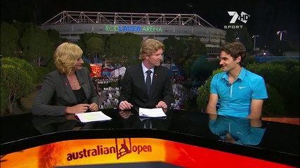Federer интервю след Australian open 