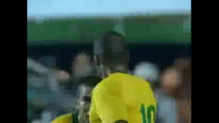 Brazil vs Chile 4:2 09/09/09 (all Goals)