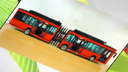 Ikarus buses in the world 53 (model Lego) 