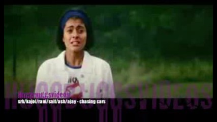 Shahrukh,  Kajol,  Rani,  Saif,  Aishwarya And Ajay - chasing cars