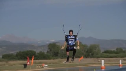 Изпитно състезание по парашутизъм - умения знания ловкост бързина и точност