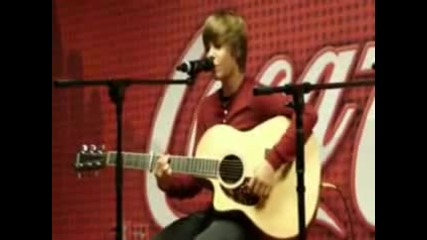 Justin Bieber One Time at Kiss Fm 