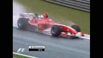 Шумахер на Спа през 2004 