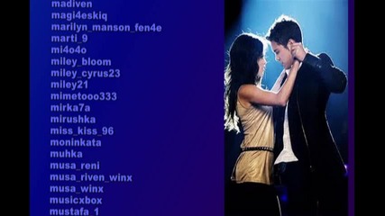 For contest ton0 (list the friends) (i have listed them alphabetically by the English alphabet) 
