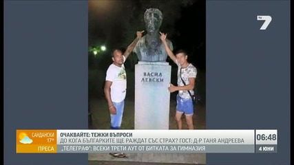 Гнусна гавра с паметник на Левски в Бургас! Роми завряха среден пръст в лицето на Дякона