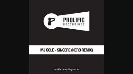 Mj Cole - Sincere (nero Remix) [hq]