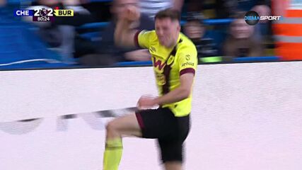 Burnley FC with a Goal vs. Chelsea