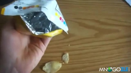 Яко чипс в опаковката