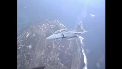 Gripen Flying over Sweden