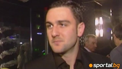 Гаджев: Удовлетворен съм от наградата 