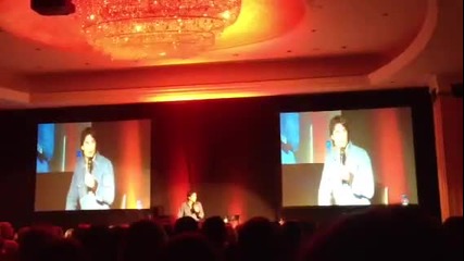 Иън Сомърхолдър казва няколко думи на български - Bloodynightcon Europe 2013