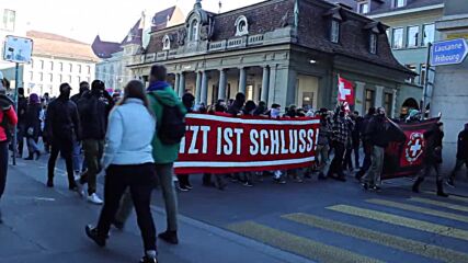 Switzerland: COVID sceptics hit Bern in demo against restrix