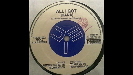 Diana - All I Got (f. V. Dance Mix)
