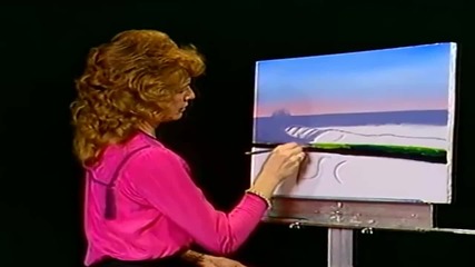S05 Радостта на живописта с Bob Ross E09 - анатомия на вълнообразната линия ღобучение в рисуване, жи
