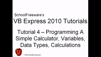 Microsoft Visual Basic 2010 Express { Видео4 }