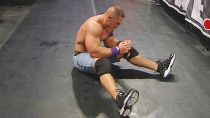 The Miz uses a sneak attack to eliminate John Cena from the Royal Rumble Match: Royal Rumble 2011