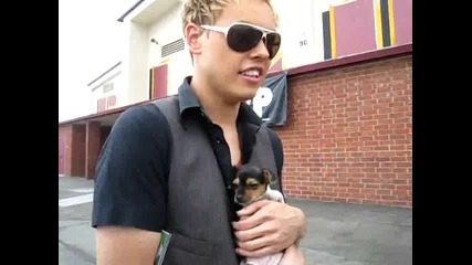 Drew And A Puppy (061309)