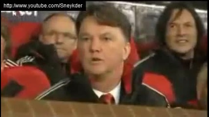 Невероятно воле на Ариен Робен в мача срещу Юнайтед 