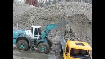 Liebherr 574 + Man Tga
