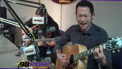 Trivium - Built To Fall ( Live and Acoustic On 98 Rock Baltimore )