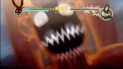 Naruto Shippuden Ultimate Ninja_ Storm 2- Naruto(4-tails) Vs.orochimaru(boss Battle)