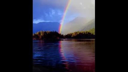 Somewhere over the rainbow what a wonderful world