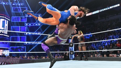Curt Hawkins unleashes a surprise offense on Jinder Mahal