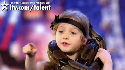 Великобритания Търси Талант !! 7-годишната ученичка Оливия