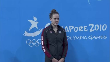 Младежки олимпийски игри 2010 - Плуване 100 метра бруст жени Финал 