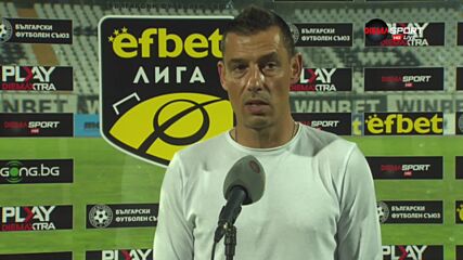 Томаш: Мога само да сваля шапка на футболистите, има неща, които не зависят от мен