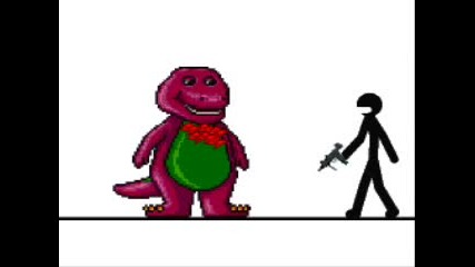 Elmo Stick Kills Barney