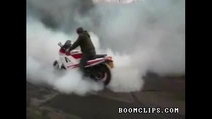 honda burnout