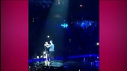 Adam Levine "Attacked" On Stage by Crazed Fan