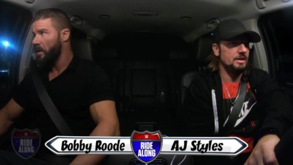 Bobby Roode & AJ Styles argue over the health aspects of eating eggs on WWE Ride Along (WWE Network Exclusive)