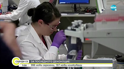 998 новозаразени и 14 починали с COVID-19 за ден