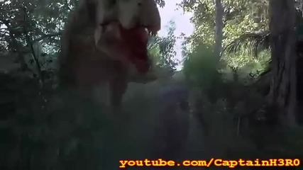 Tyrannosaurus Rex Kills Spinosaurus Aegyptiacus (best Quality!)